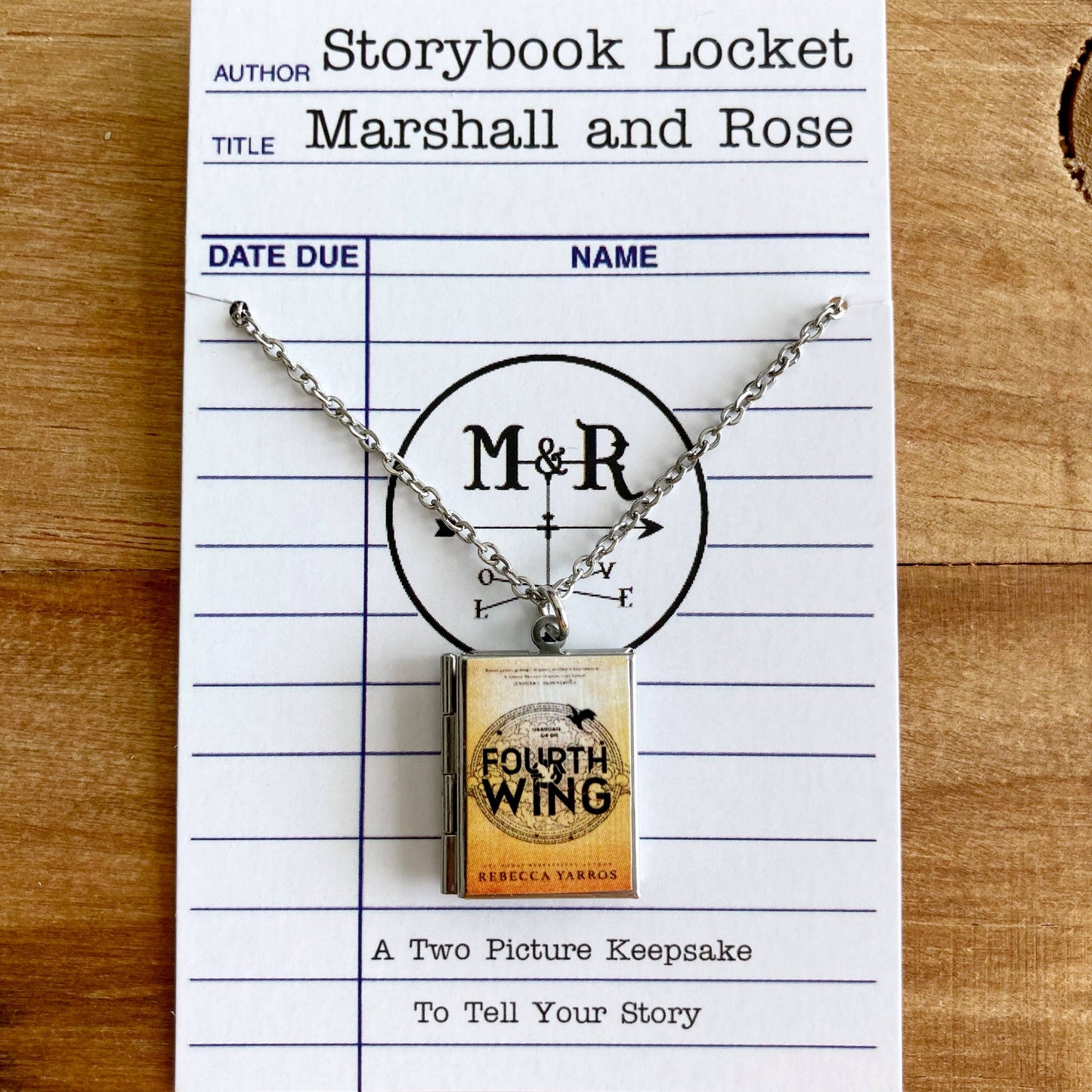 Book Locket Fourth Wing