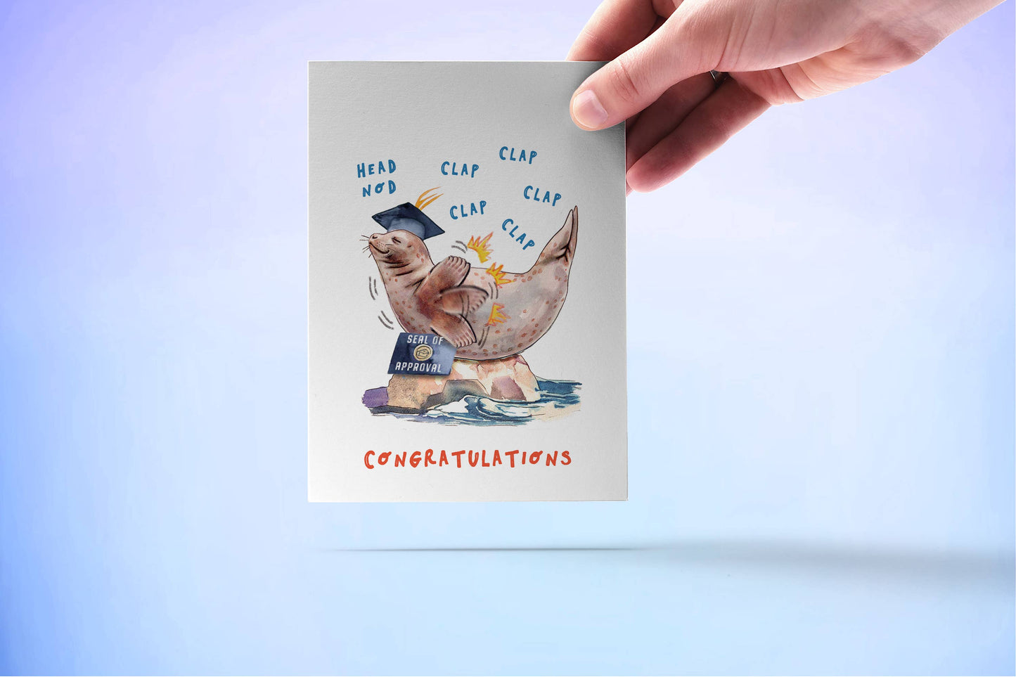 Seal Of Approval Congratulations - Funny Graduation Card
