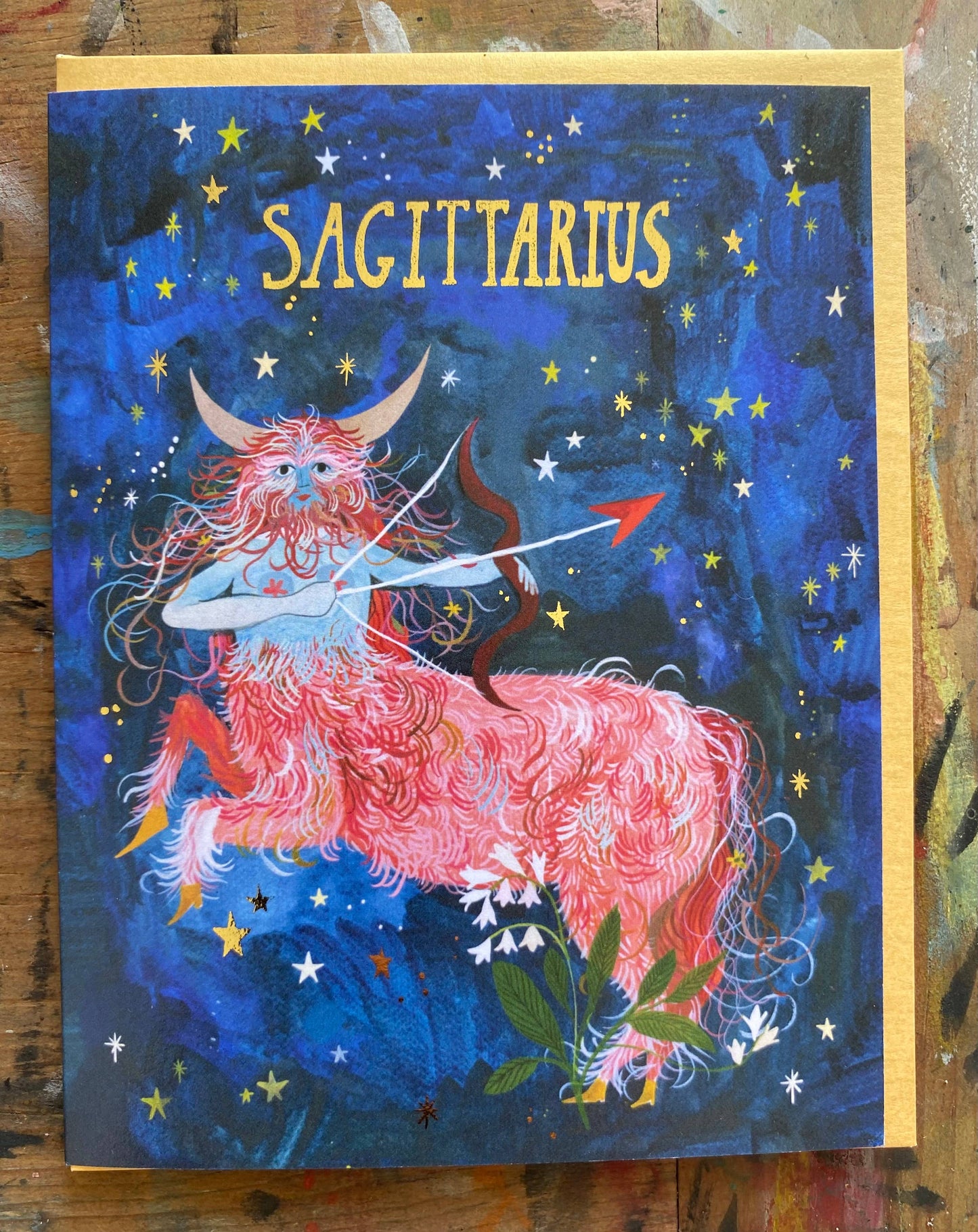 ASTROLOGY SIGN SAGITTARIUS Greeting Card