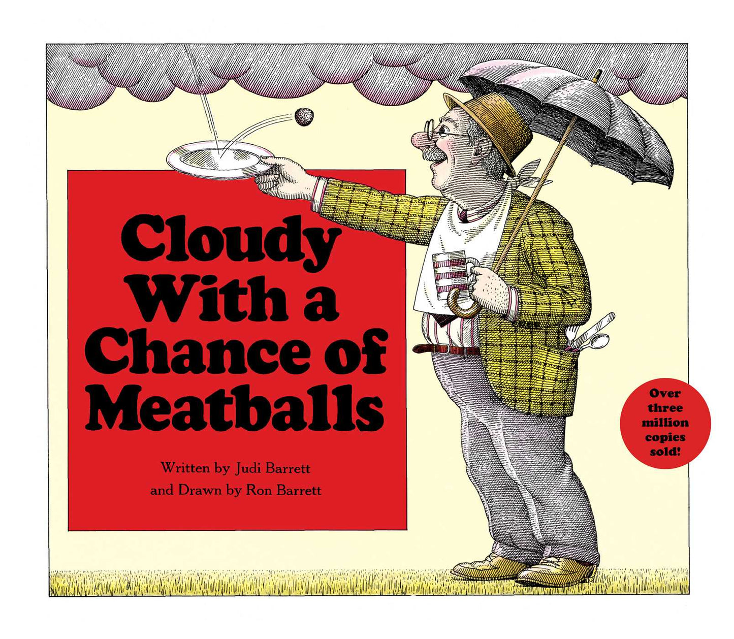 Cloudy with a Chance of Meatballs by Judi Barrett and Ron Barrett (Picture Book)