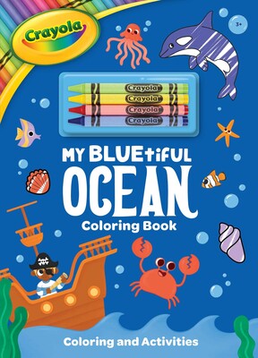 Crayola: My Bluetiful Ocean Coloring Book by Buzzpop