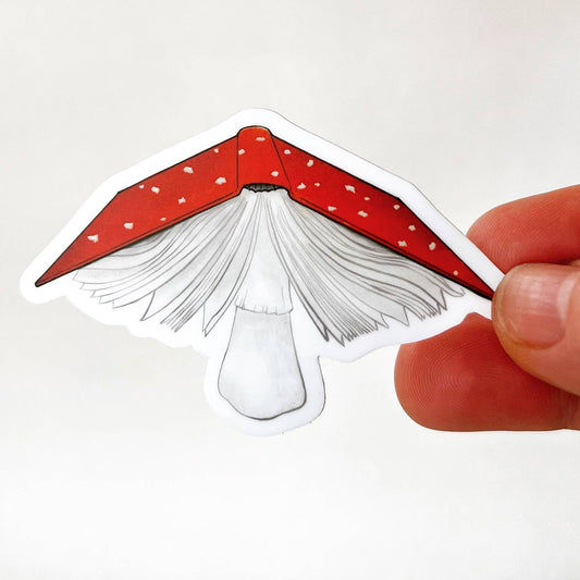 Book mushroom sticker