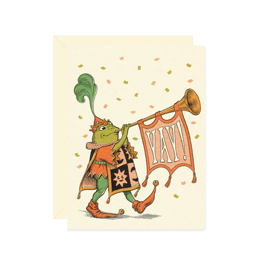 Yay Celebration Frog Card