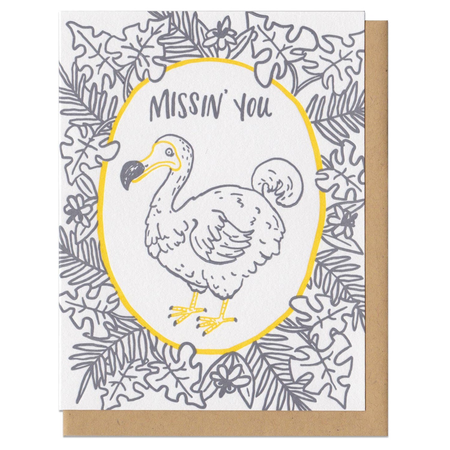 Missin' You Dodo Greeting Card