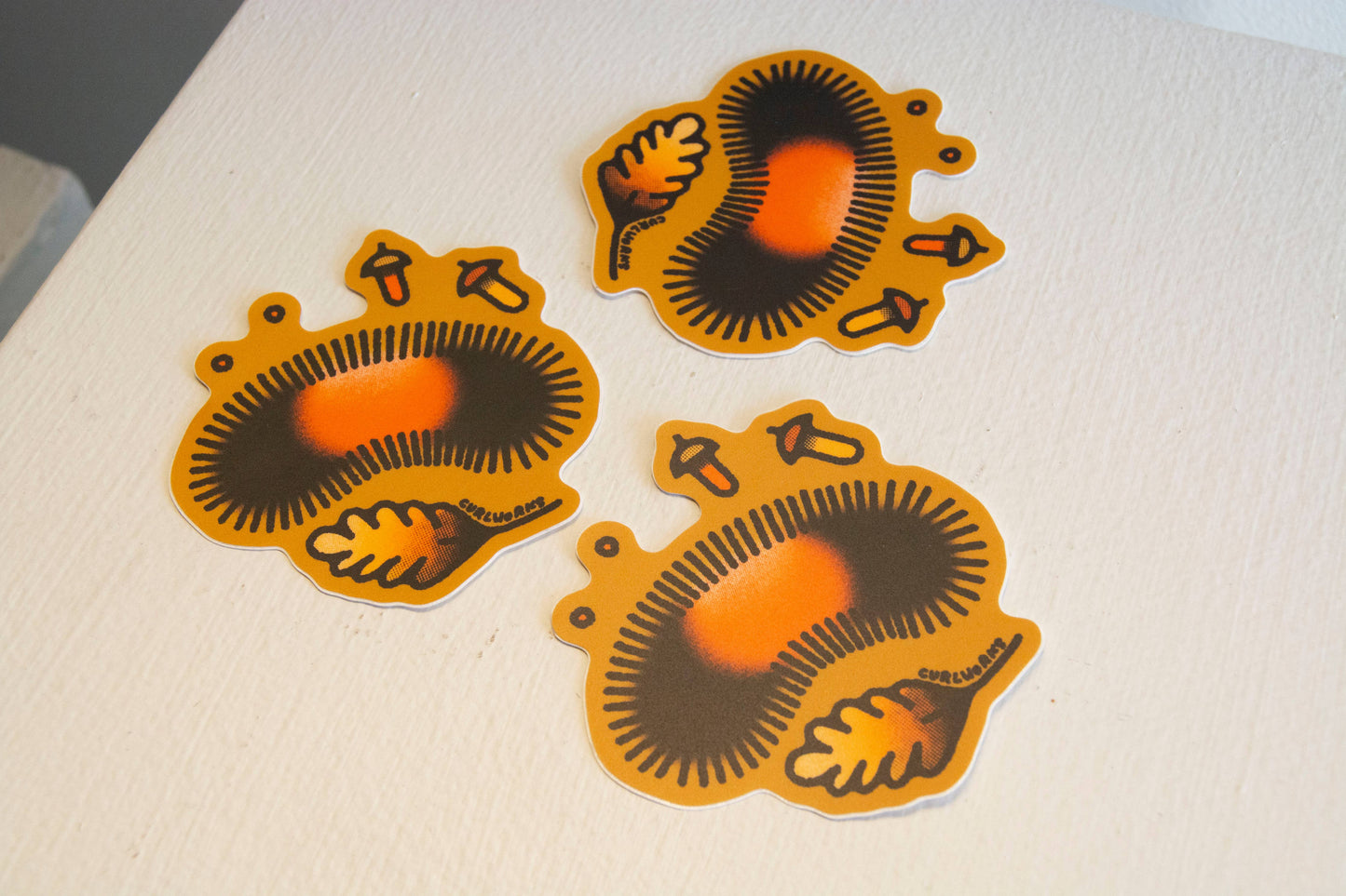 Woolly Bear Vinyl Sticker