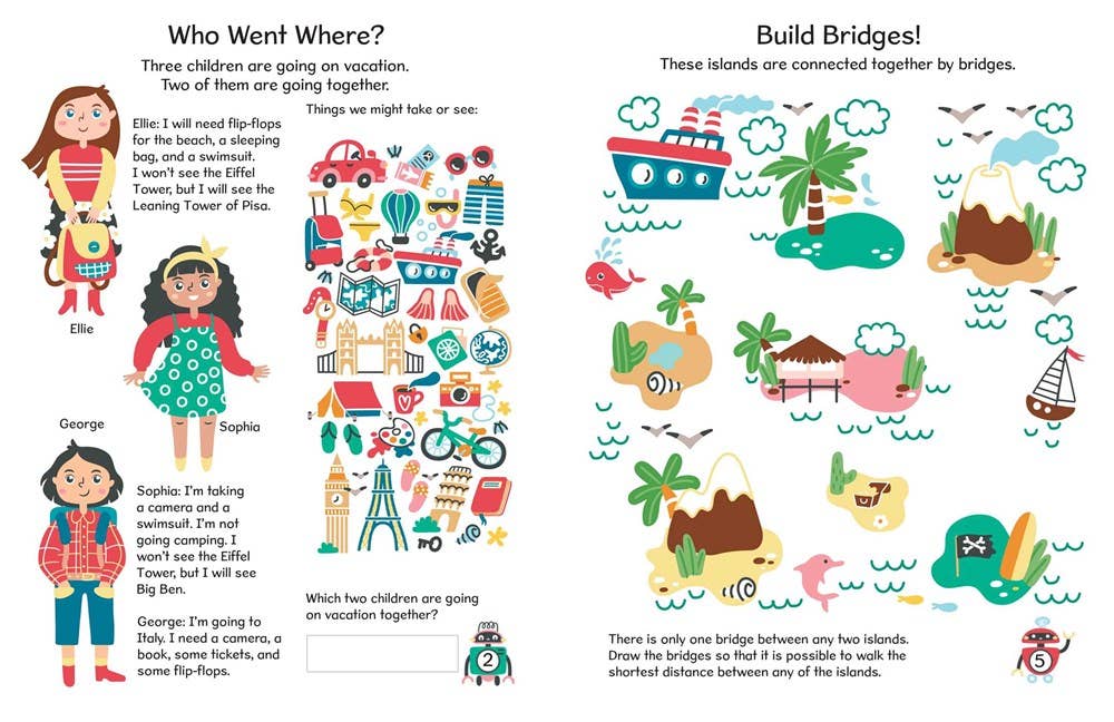 Train Your Brain: Logic Games (Brain Teasers for Kids)