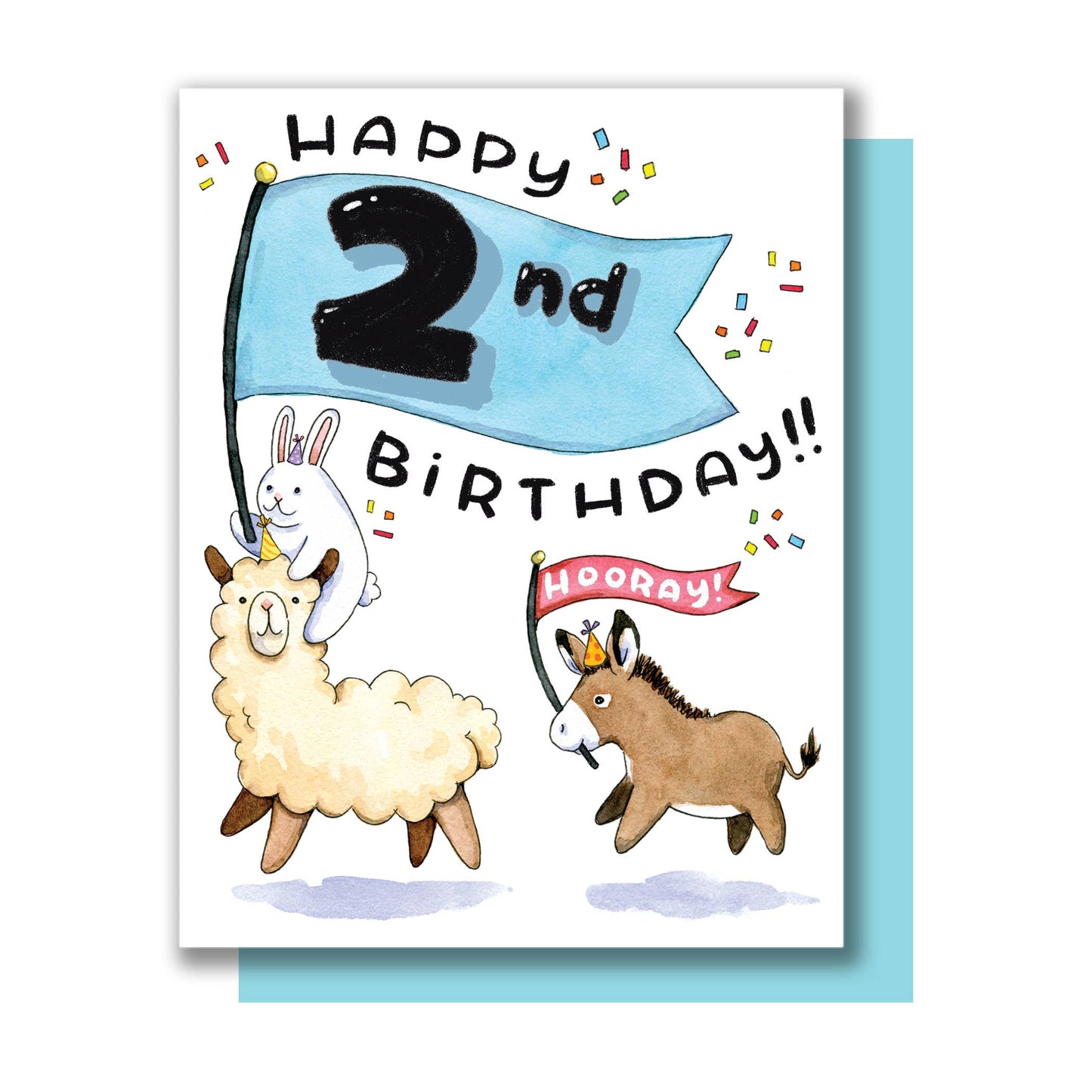 Happy 2nd Birthday Card