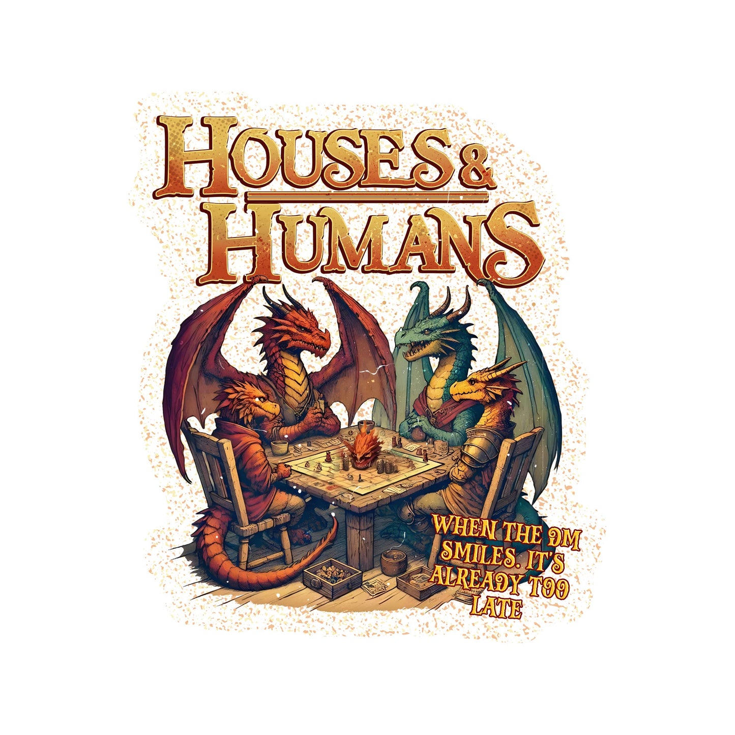 Roll Play Dragon Game DD High Quality Vinyl Sticker