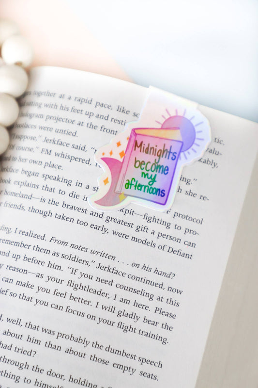 Midnights Become Our Afternoon Holographic Magnetic Bookmark