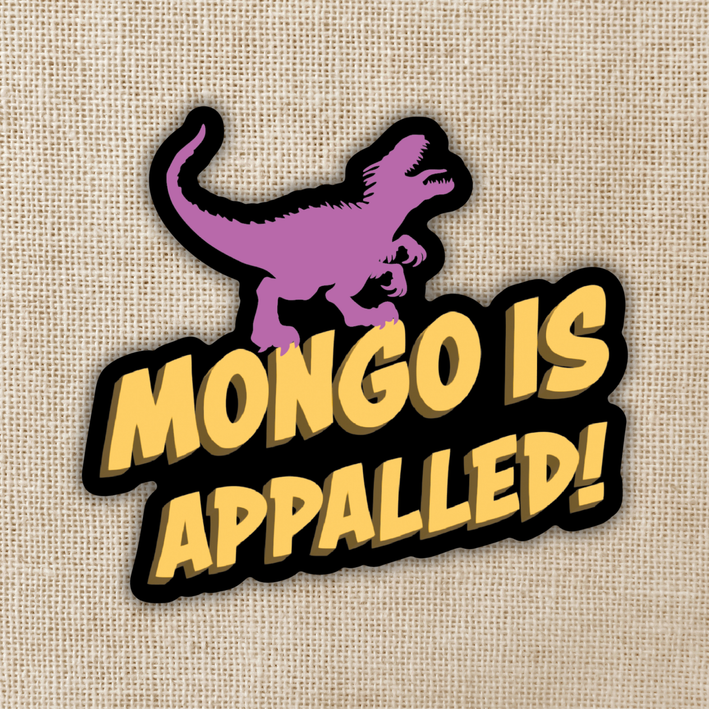 Mongo Is Appalled Sticker