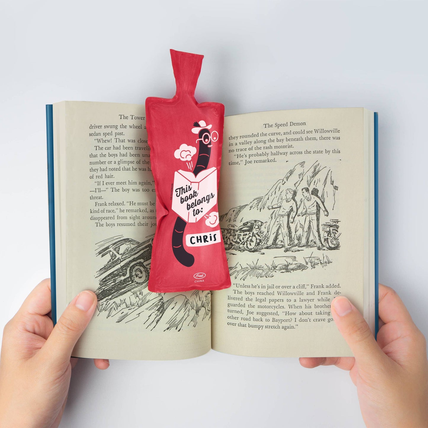 Bookie Cushion - Whoopee Cushion Bookmark