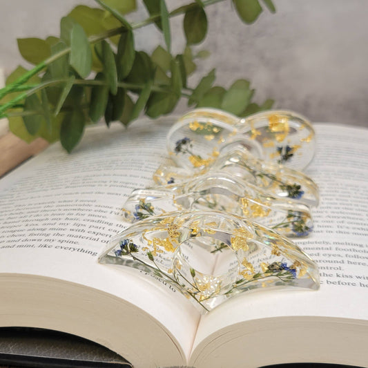 Floral Book Page Holder, Flower Thumb Page Spreader