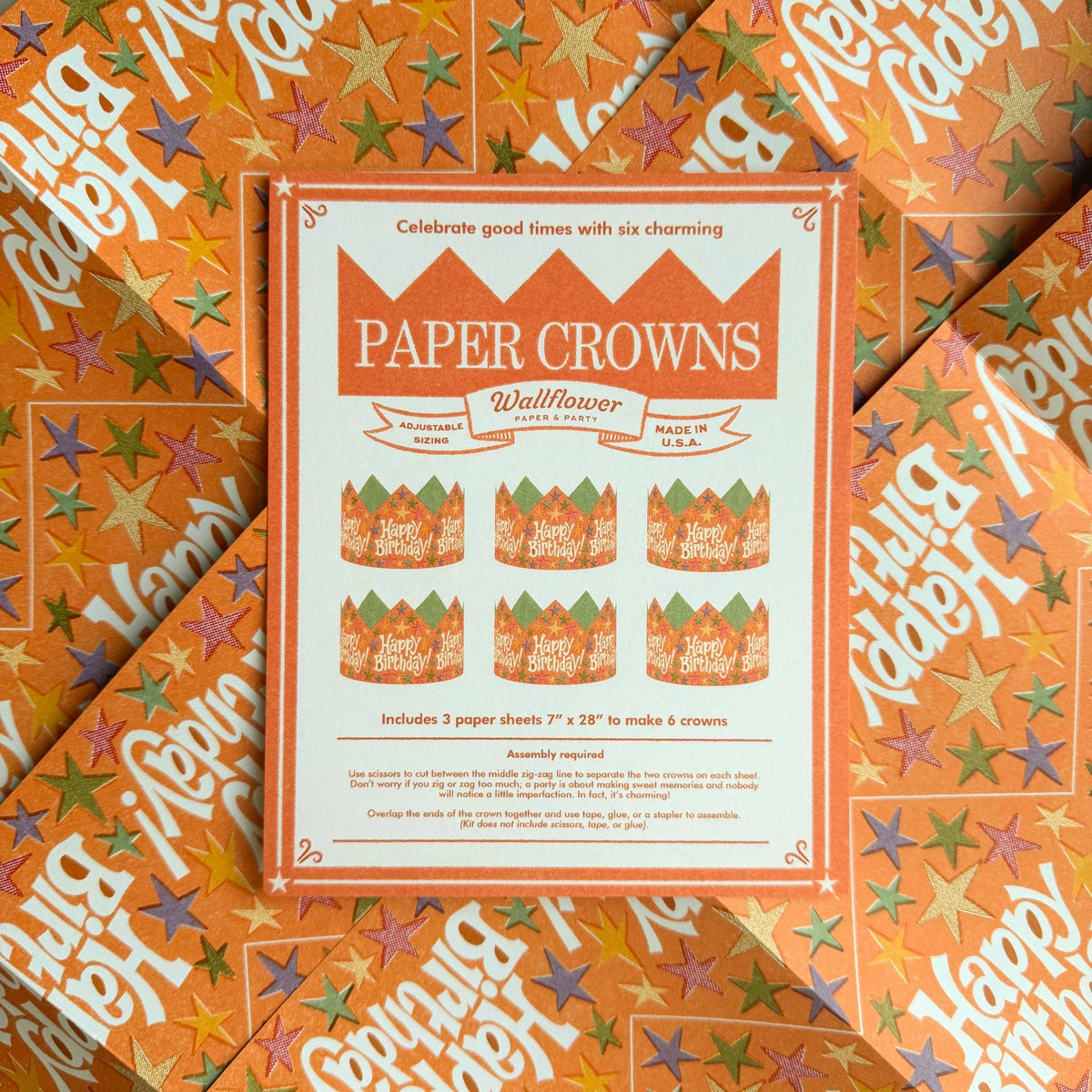 Happy Birthday Paper Crowns
