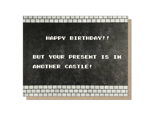 Classic Mario Birthday Card