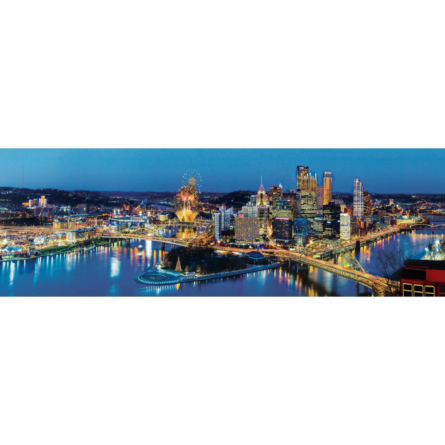 Pittsburgh 1000 Piece Panoramic Puzzle