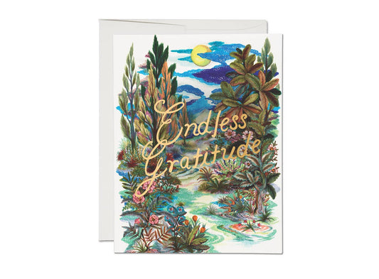 Endless Gratitude thank you greeting card