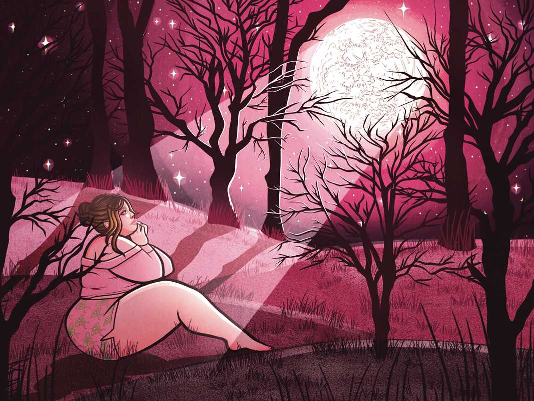 She followed the moon back to herself by Amanda  Lovelace