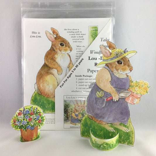 #3001 - Lou-Lou Rabbit Paper Doll Kit
