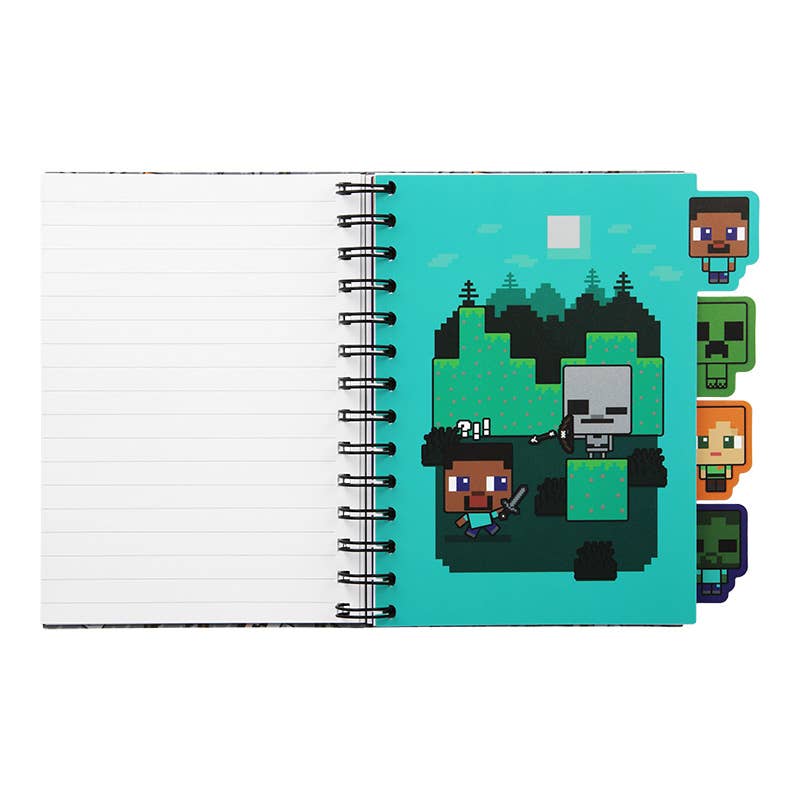 Minecraft Notebook with Dividers