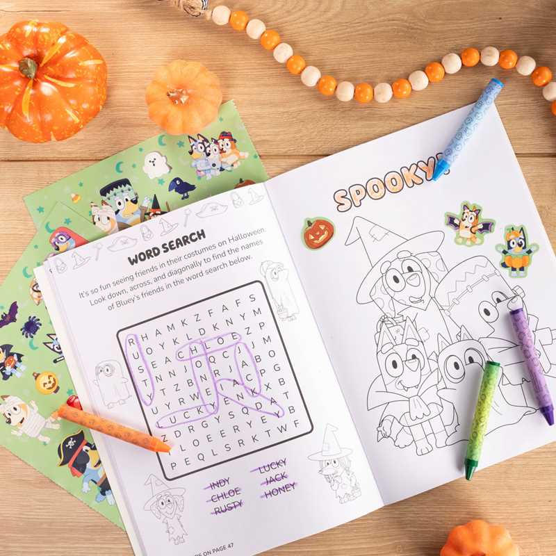 Bluey Colortivity: Happy Halloween! by Grace Baranowski