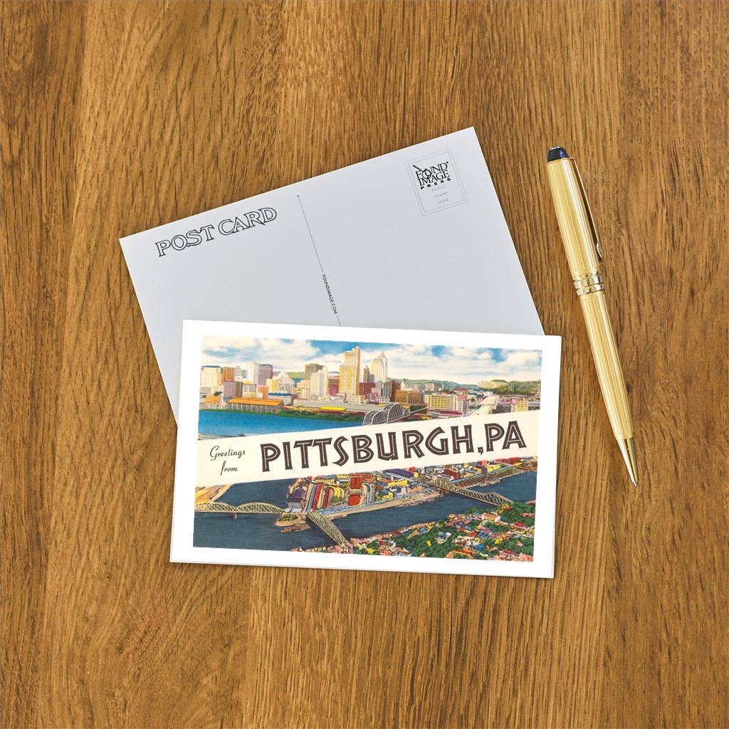 Postcard WP-151 Greetings from Pittsburgh, Pennsylvania