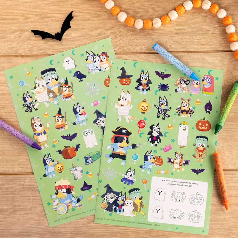 Bluey Colortivity: Happy Halloween! by Grace Baranowski