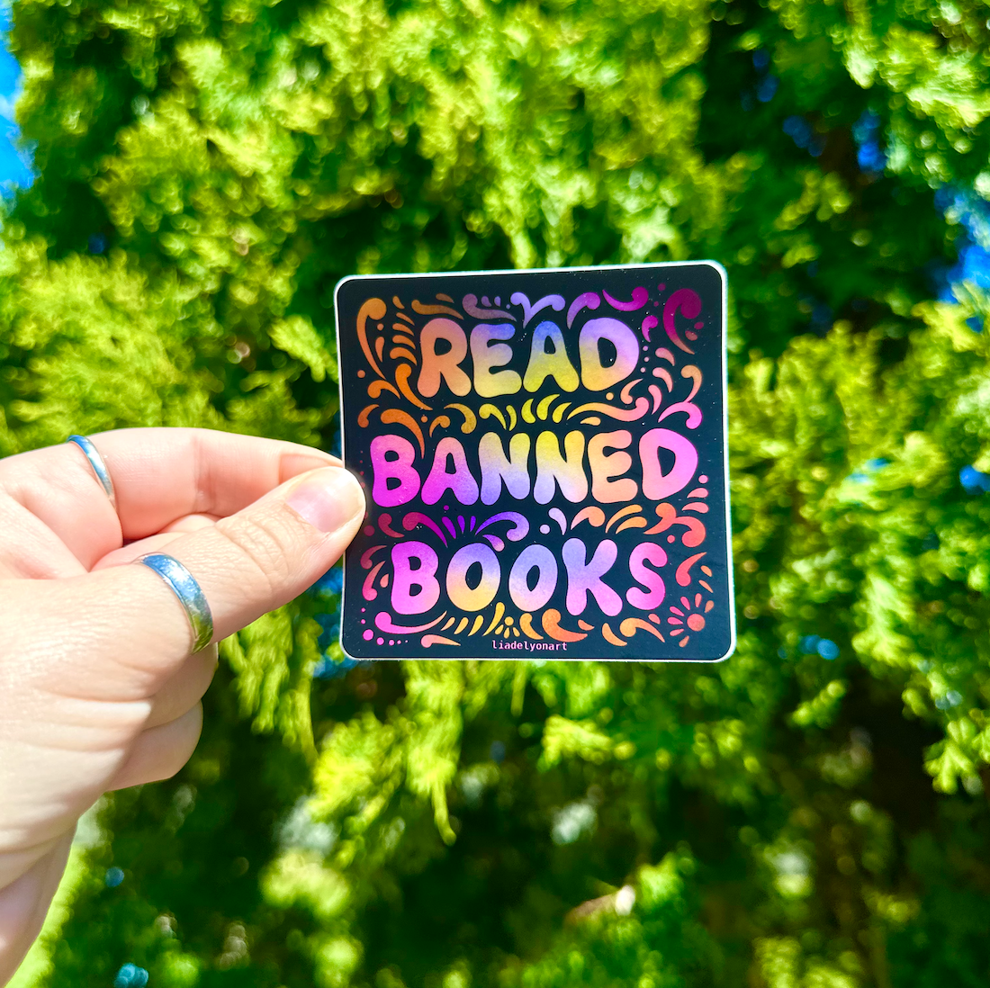 Read Banned Books Sticker