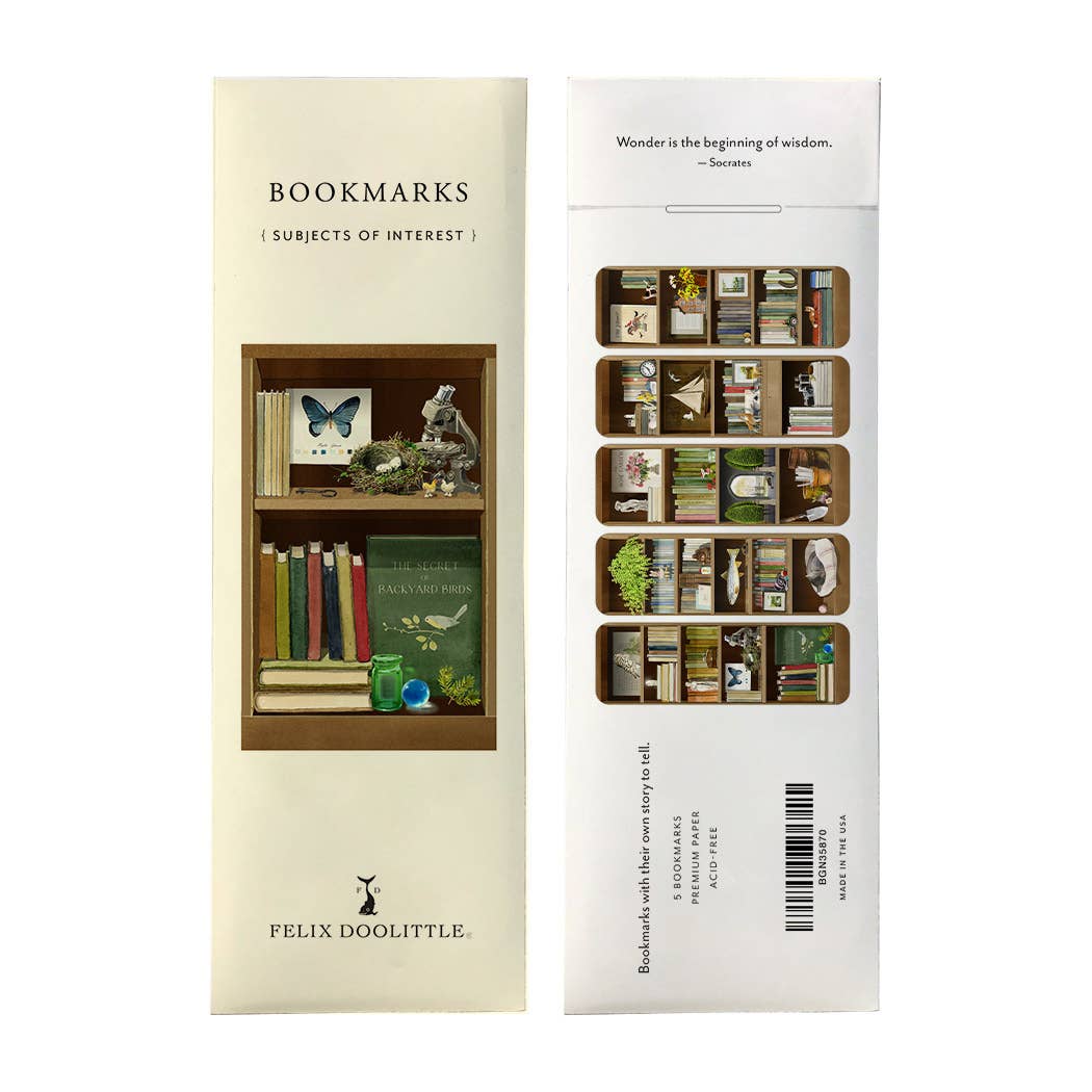 Subjects of Interest - Bookish Bookmarks