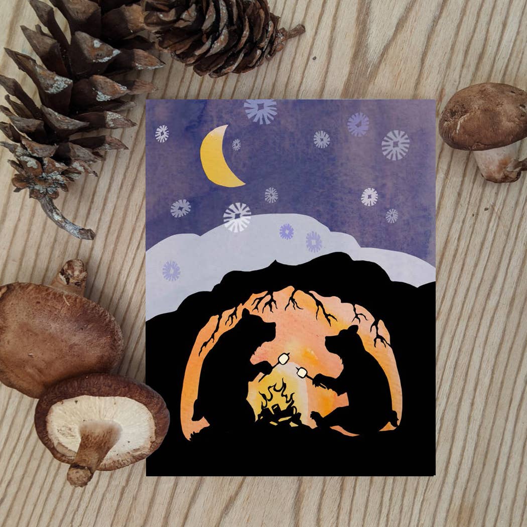 Toasty Warm 5x7" Greeting Card