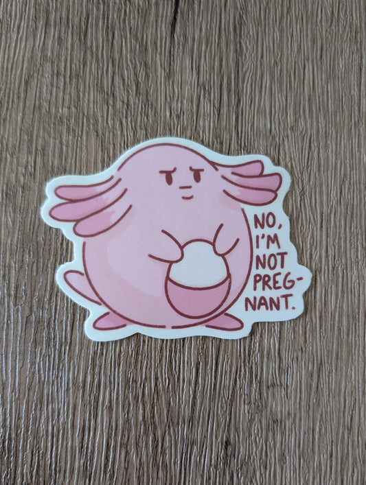 Chansey - Cute Pokémon Nintendo Game Vinyl Sticker