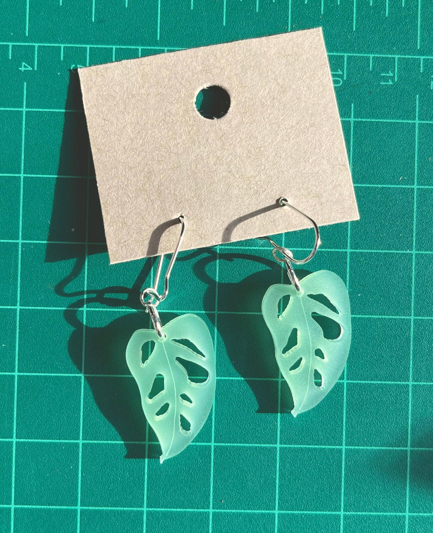 Monstera Earrings