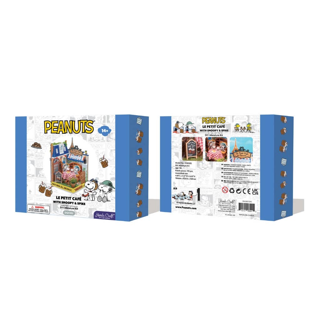 Le Petit Cafe with Snoopy & Spike - DIY Miniature Kit