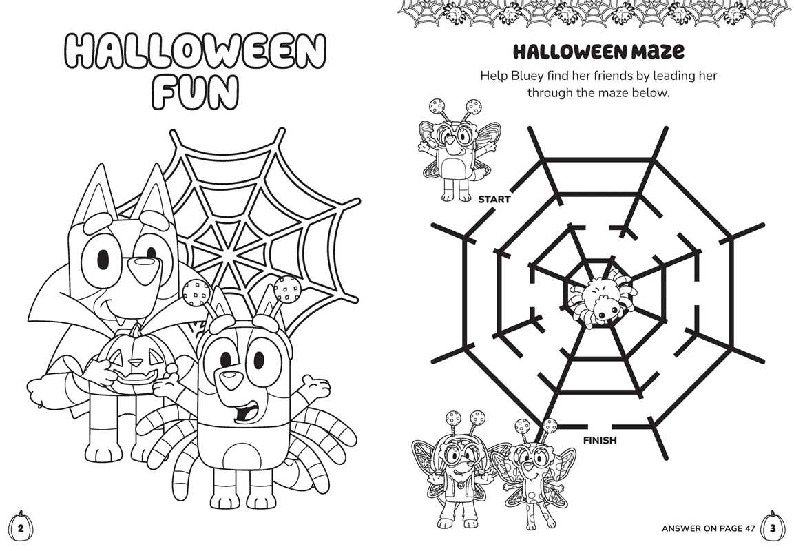 Bluey Colortivity: Happy Halloween! by Grace Baranowski