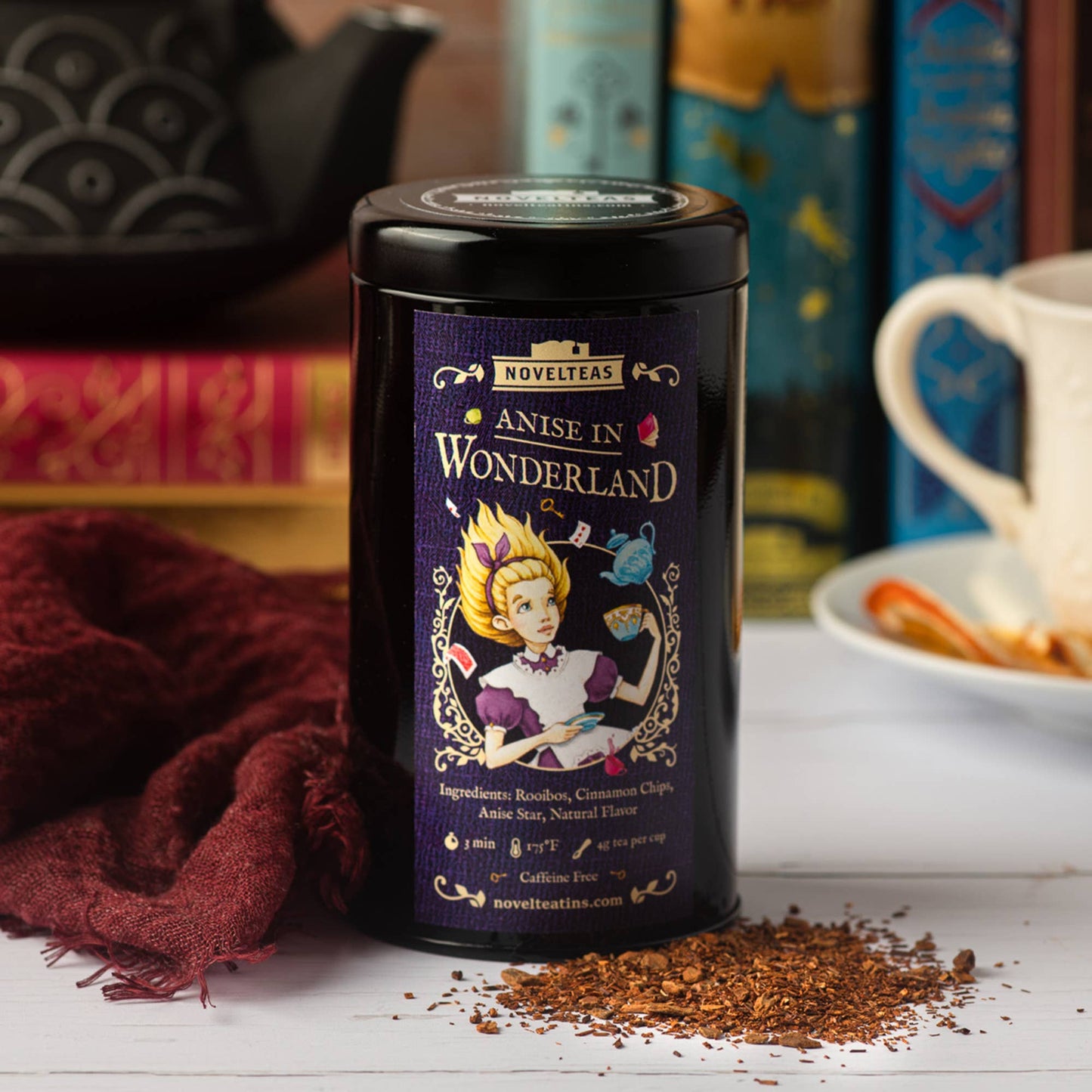 Alice in Wonderland - Punny Loose Tea with Bookmark