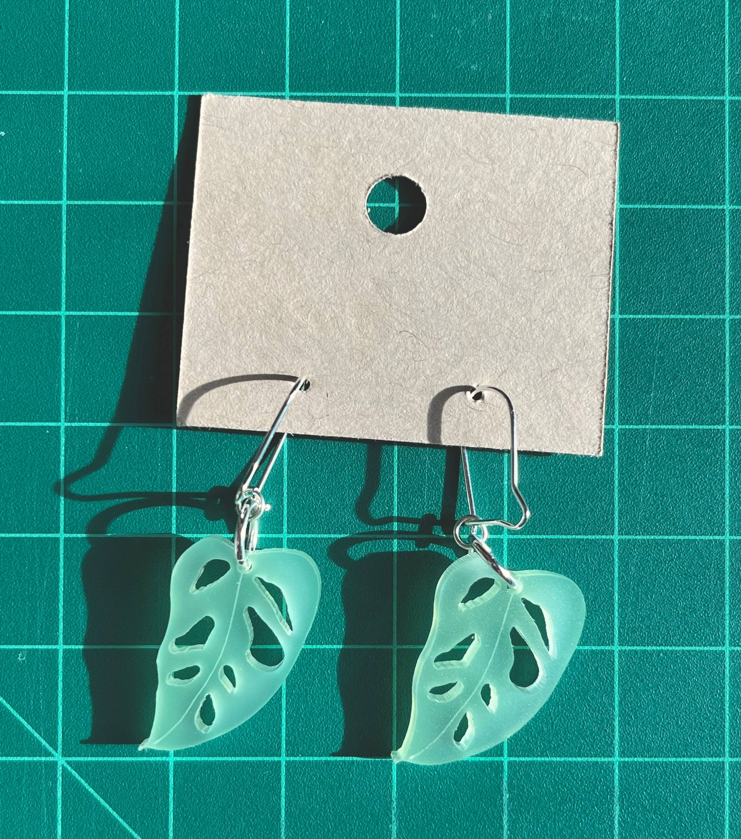 Monstera Earrings