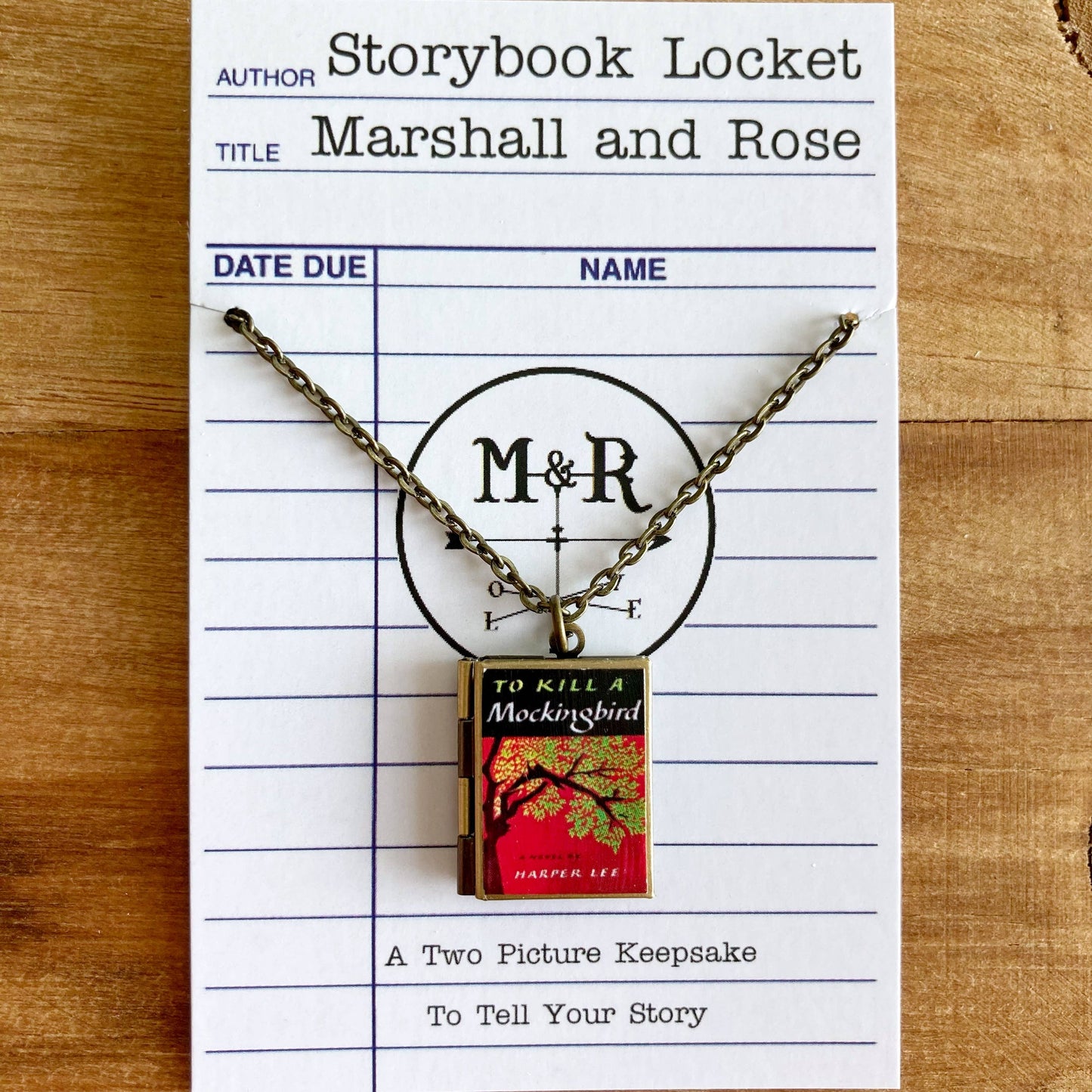 Book Locket To Kill A Mockingbird