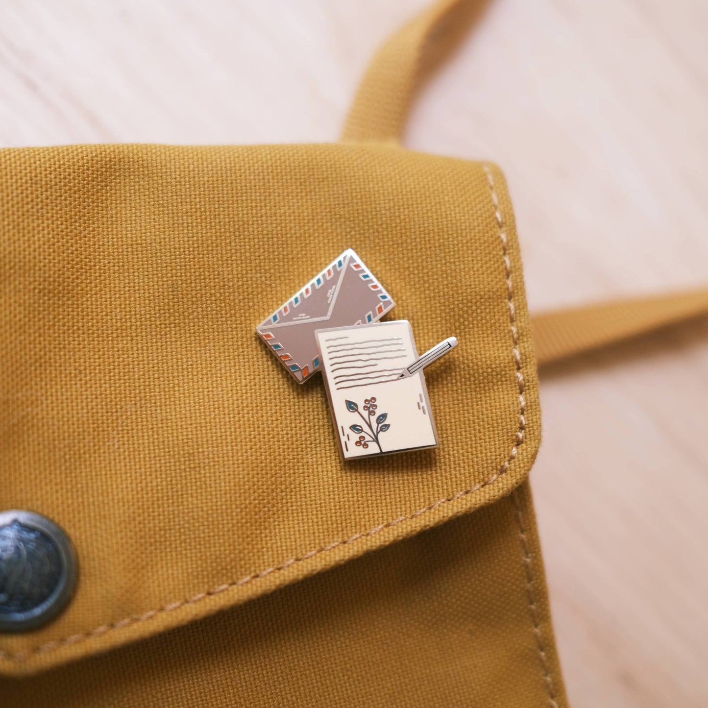 Snail Mail Enamel Pin