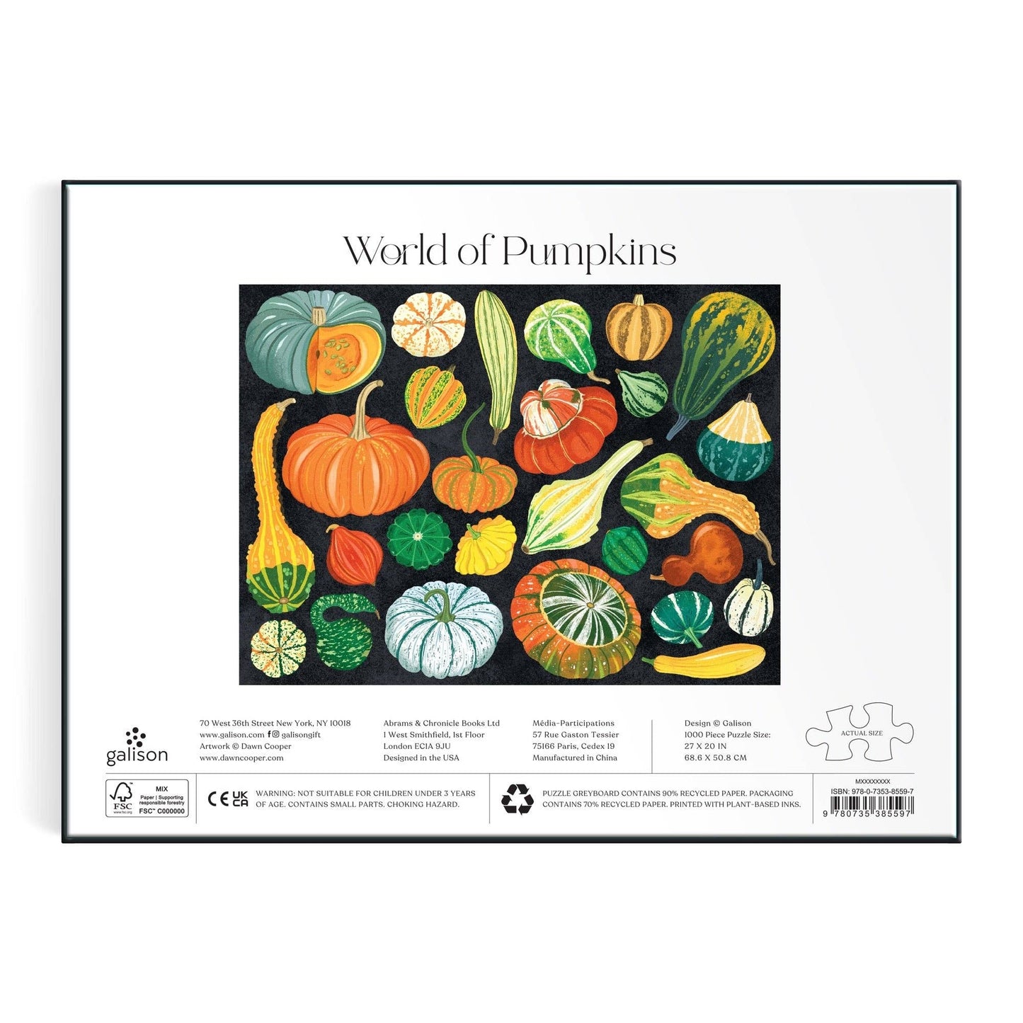 World of Pumpkins 1000 Piece Puzzle