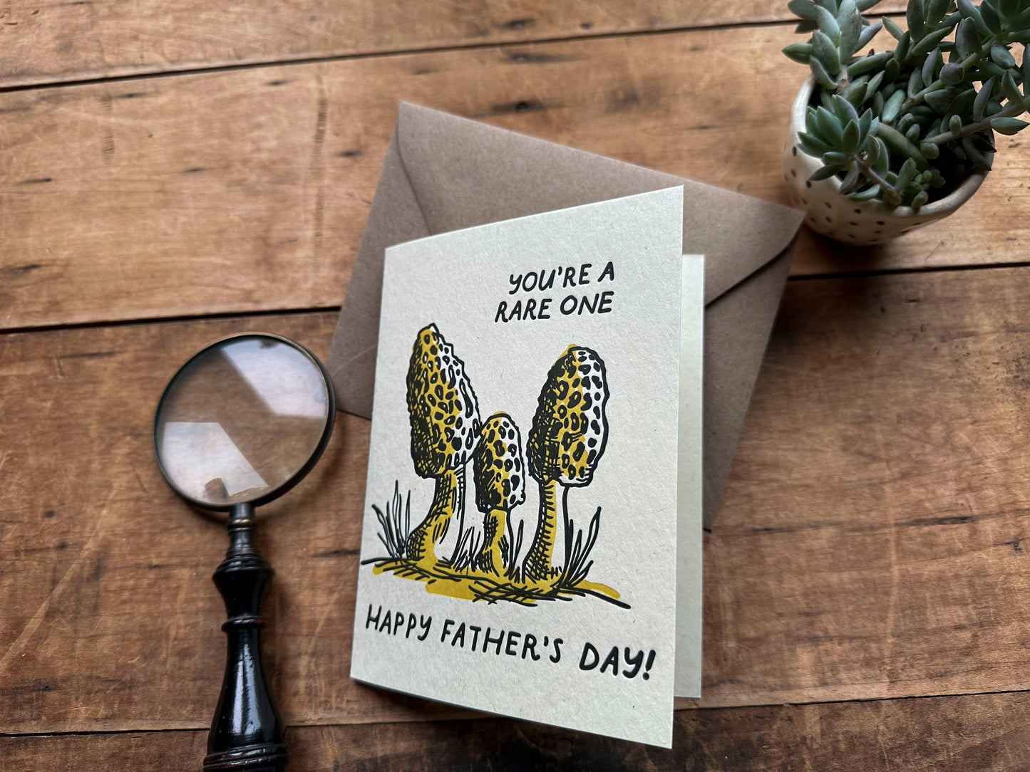 Fathers Day Mushroom Card