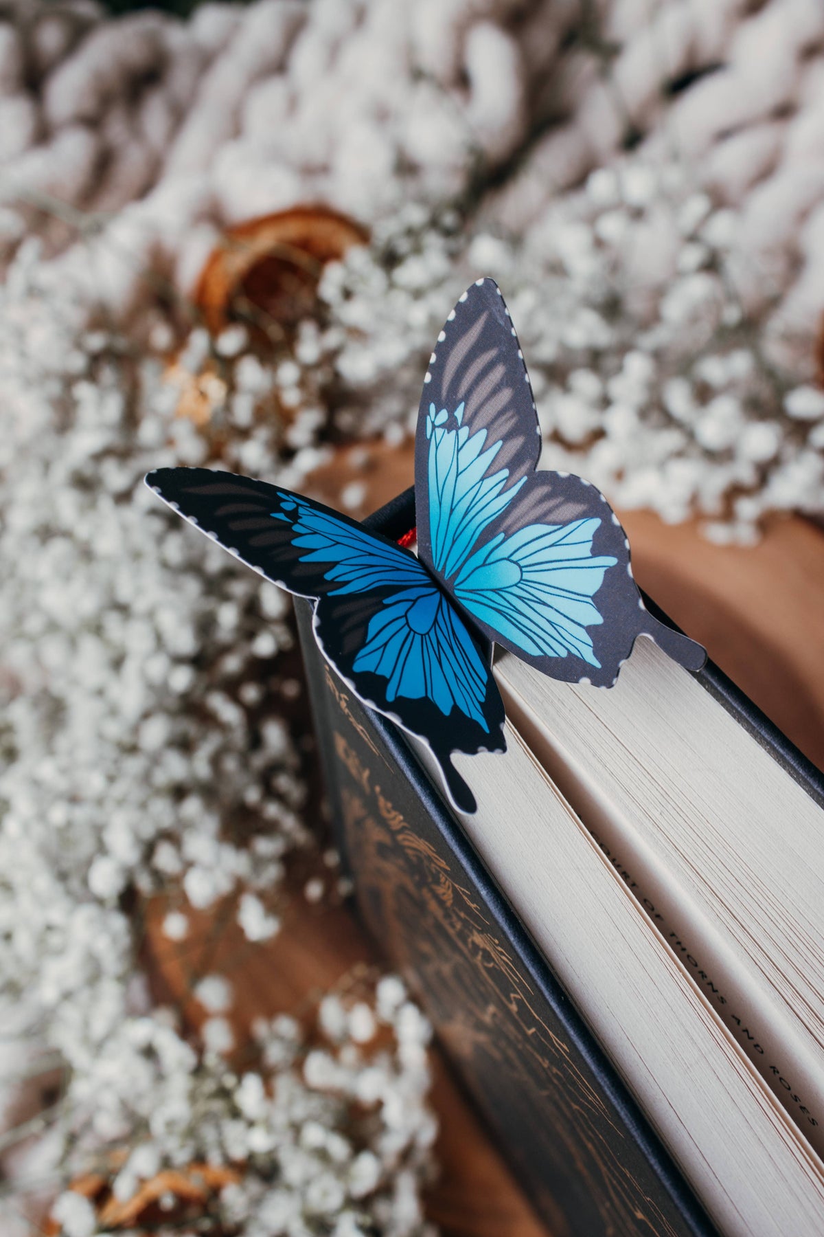 3D Ulysses Butterfly Wings Die-Cut Bookmark