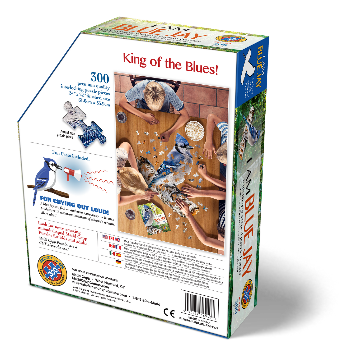 I AM Blue Jay 300 piece jigsaw puzzle - gift