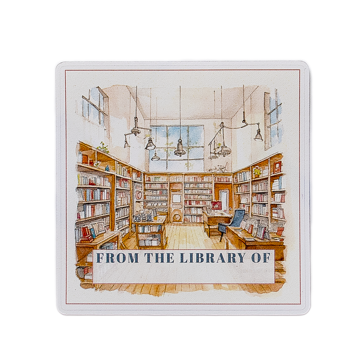 Library Bookplate Stickers - Set of 5 or 10