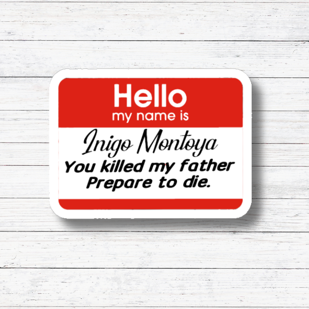 Inigo-80s Movie Stickers/Magnet