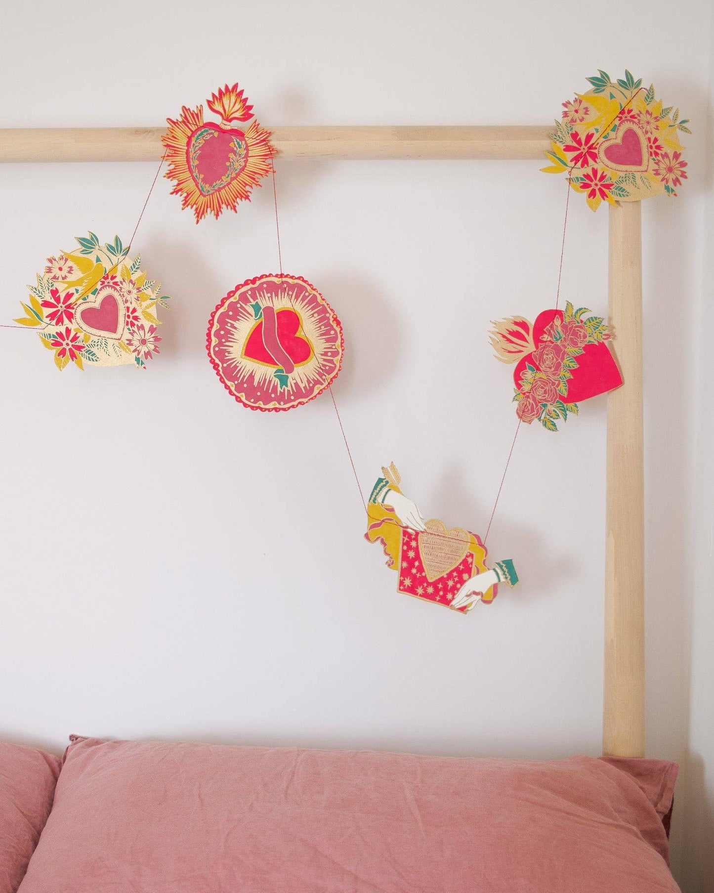 Hearts Sewn Garland