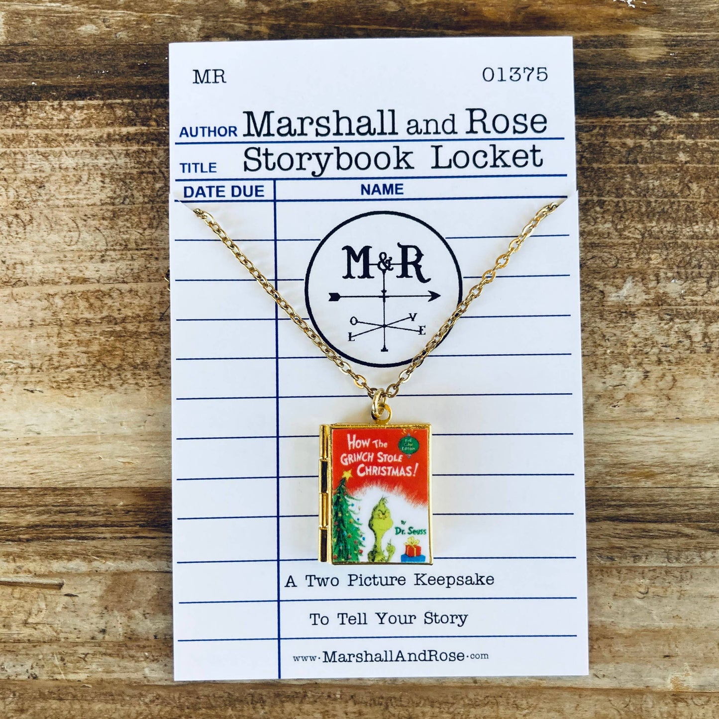 Book Locket How The Grinch Stole Christmas
