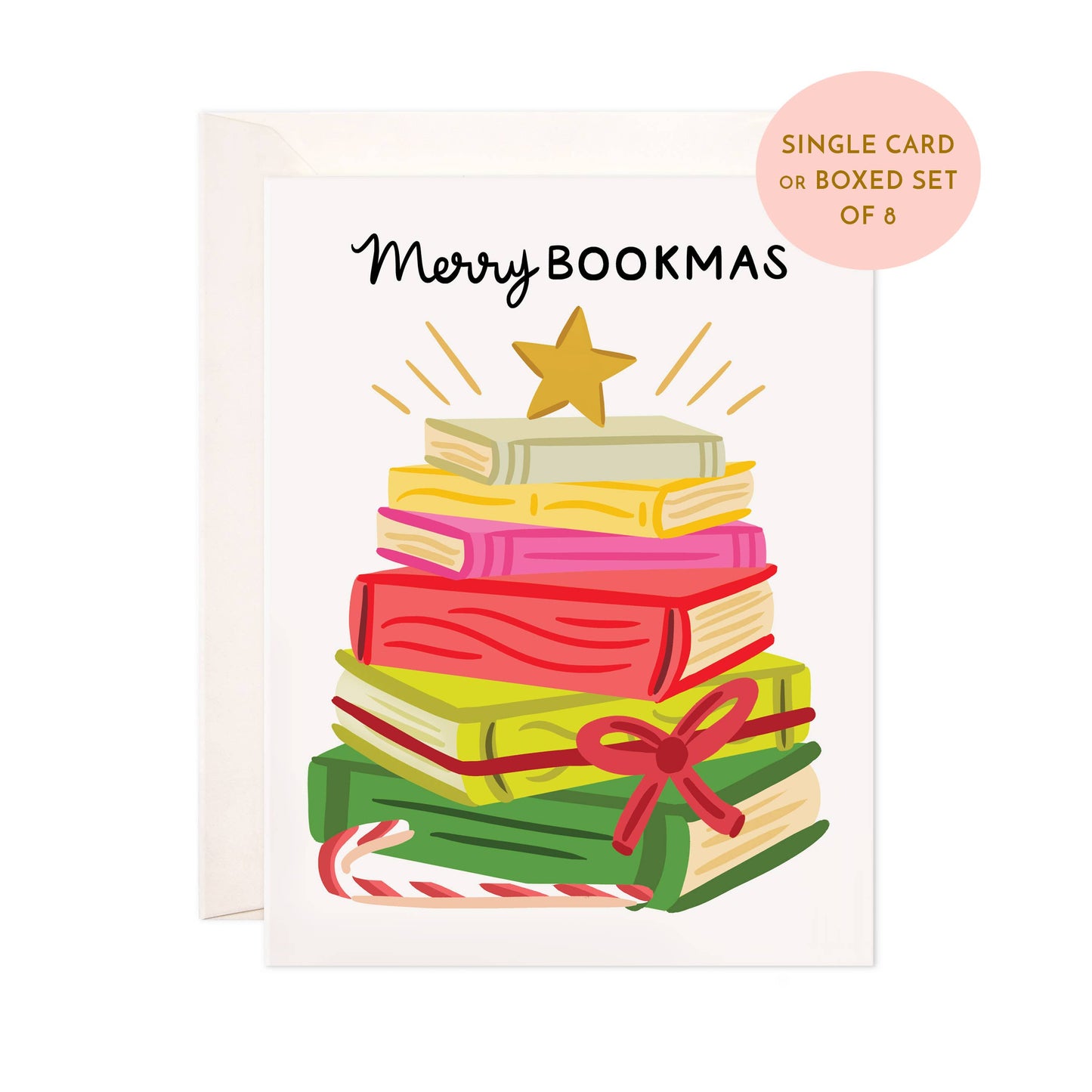 "Merry Bookmas" Greeting Card