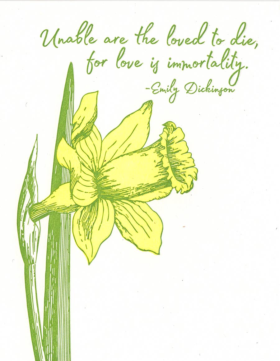 Immortality Greeting Card
