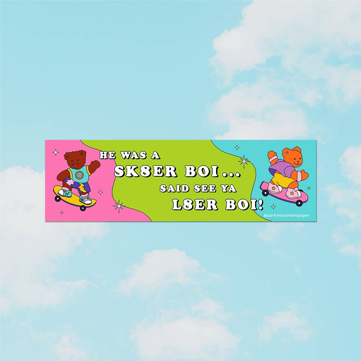 Sk8er Boi Bumper Sticker | Last Chance