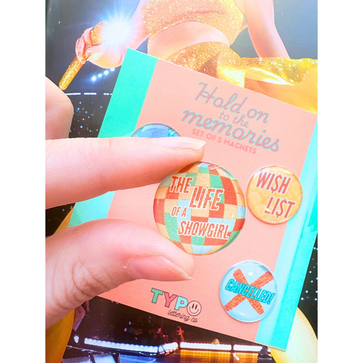 Showgirl Magnet Set (Pack of 5)