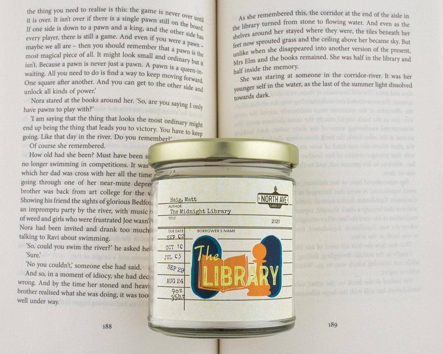 The Midnight Library Candle (9 oz.)